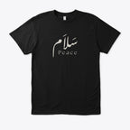 Tshirt Peace - unisex Noir